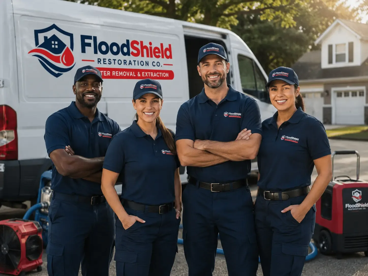 Flood Damage Restoration company in Stowell, TX